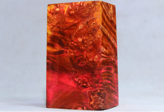 Stabilized Maple Burl Wood Mod Block